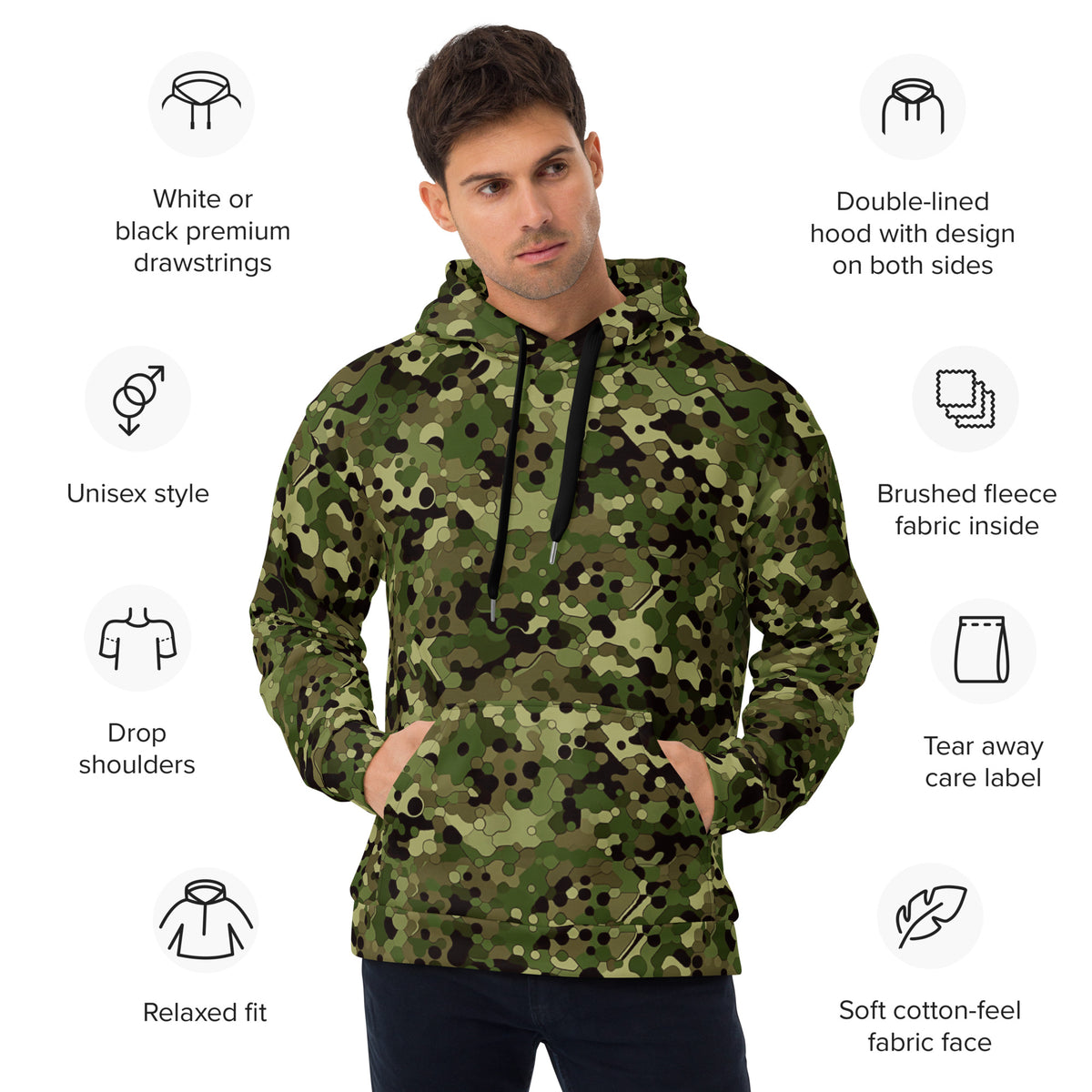 M23 Woodland Cybercamo Hoodie