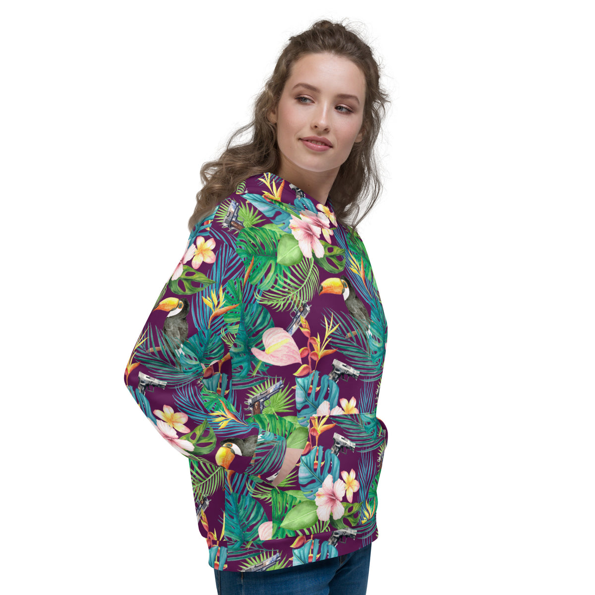 Hibiscus Bang Bang Hawaiian Hoodie