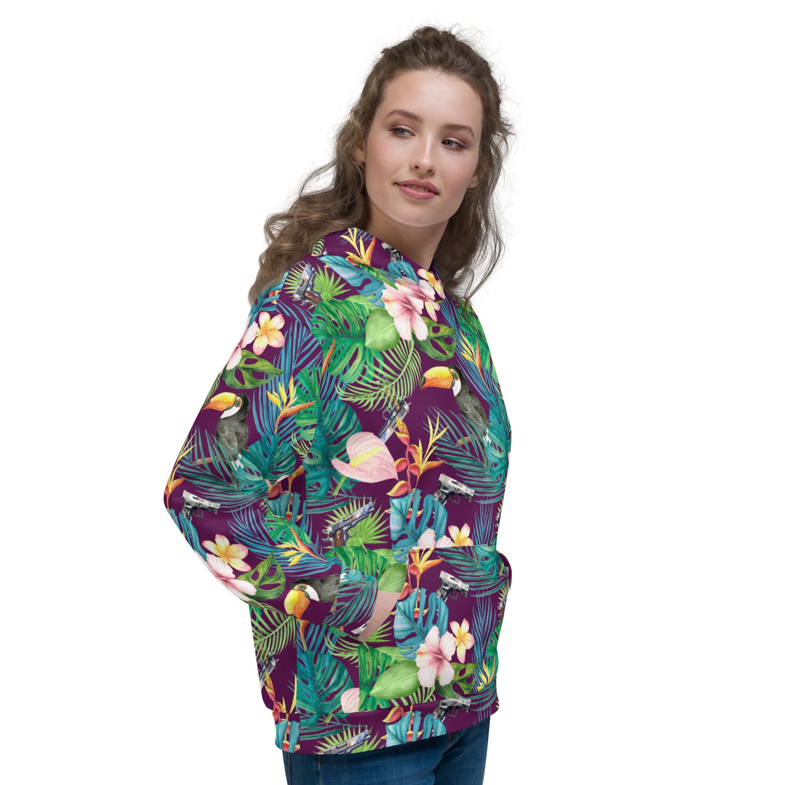 Hibiscus Bang Bang Hawaiian Hoodie