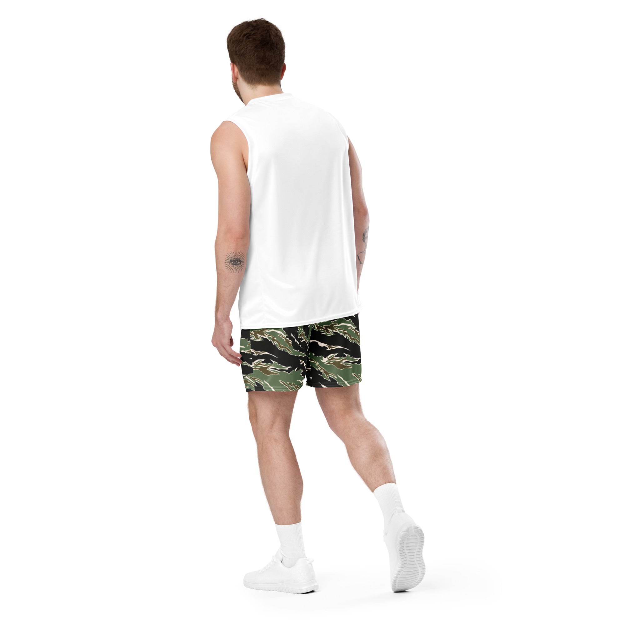 Tiger Stripe Camo Mesh Shorts