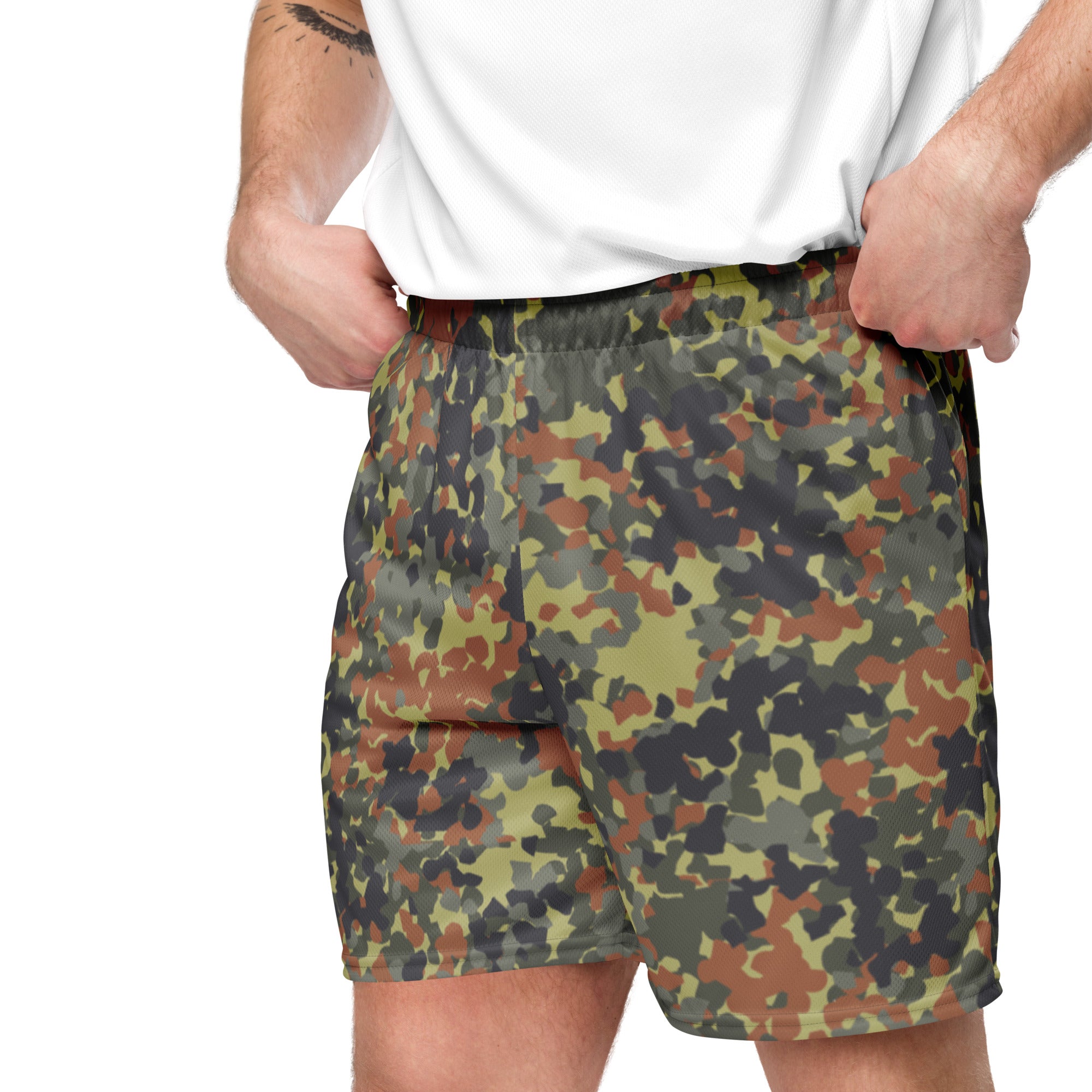 Flecktarn Reconnaissance Camo Mesh Shorts