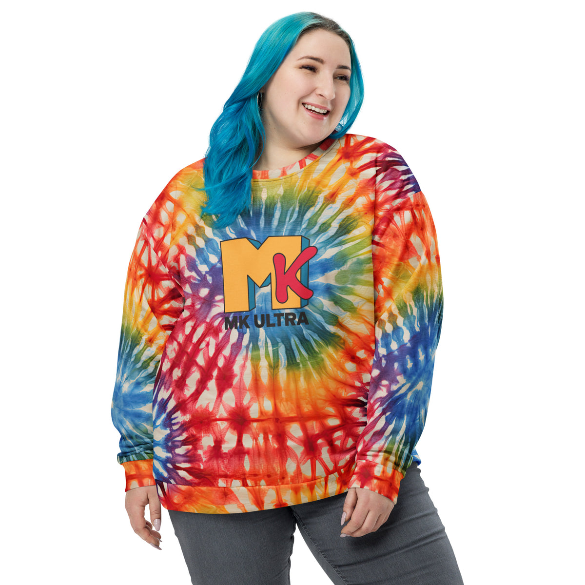 Mk Ultra Tie Dye Sweatshirt