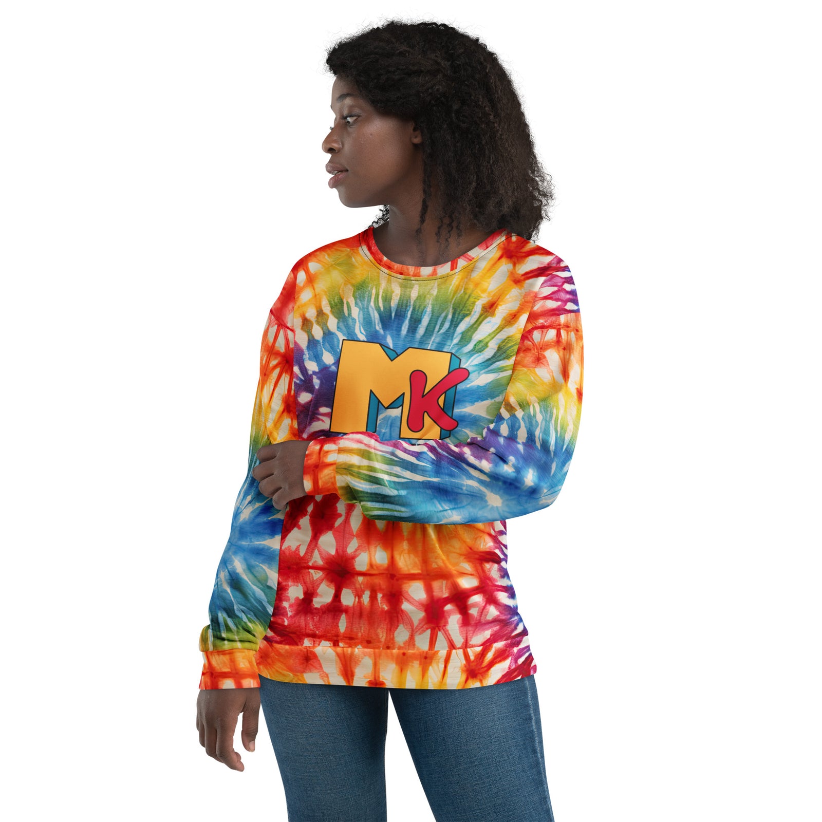 Mk Ultra Tie Dye Sweatshirt