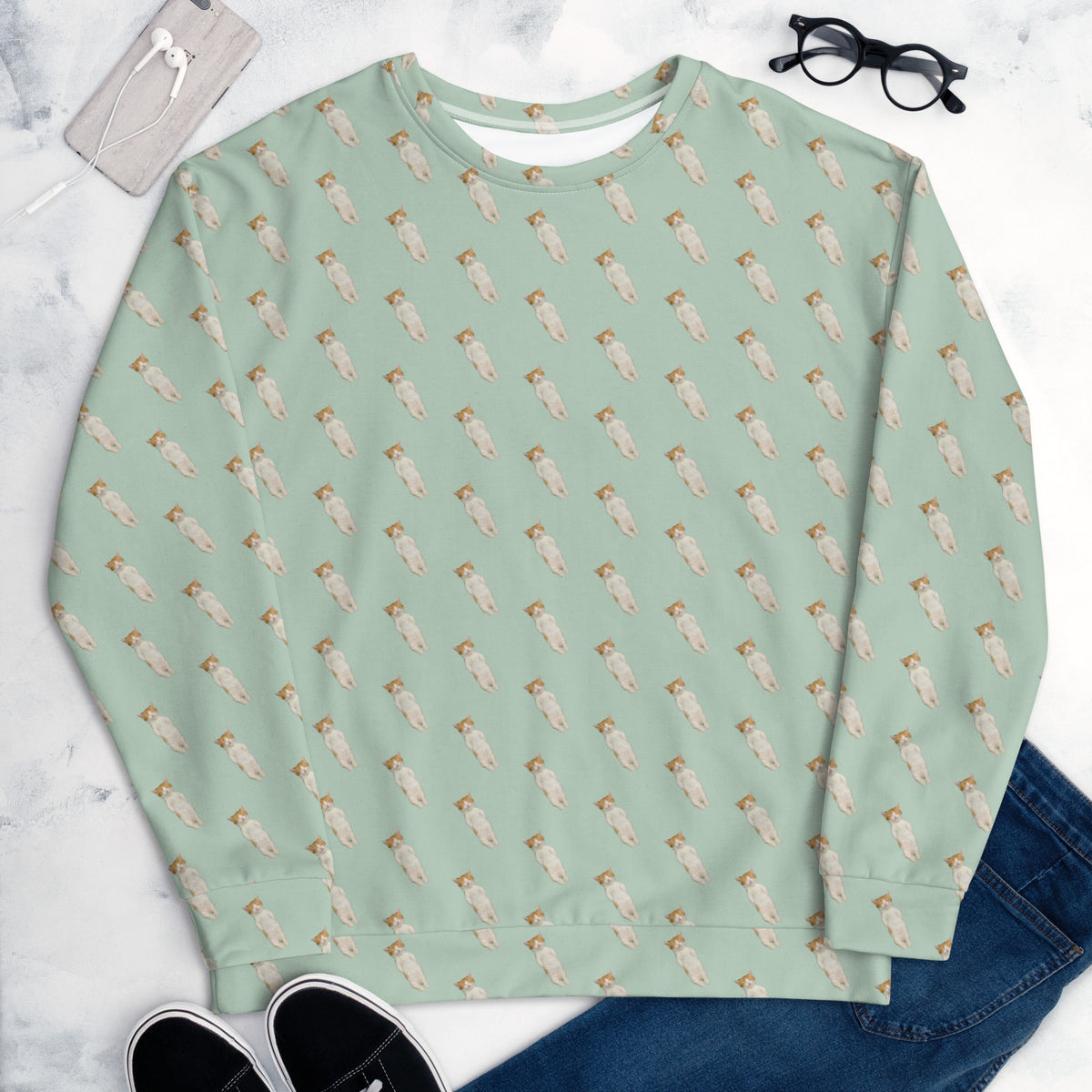 Napping Kitten Sweatshirt