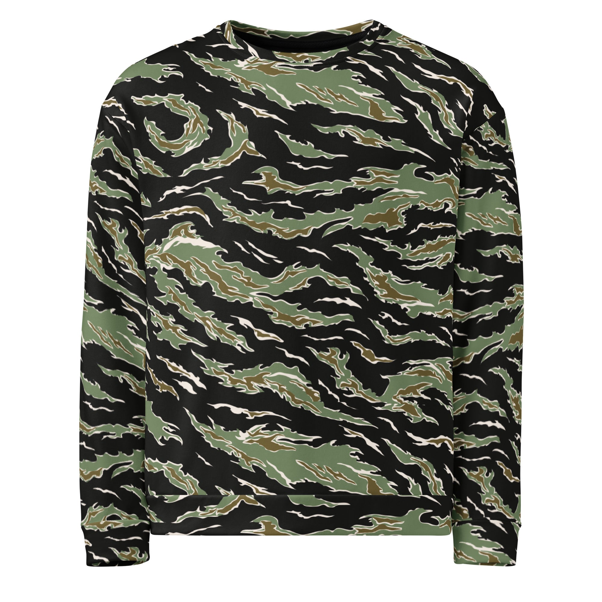 Tiger Stripe Jungle Camouflage Unisex Sweatshirt