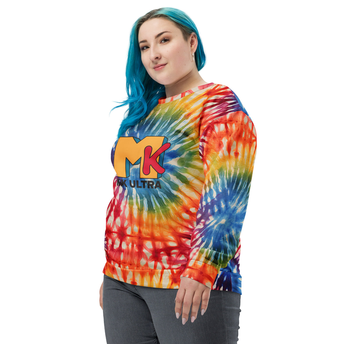 Mk Ultra Tie Dye Sweatshirt