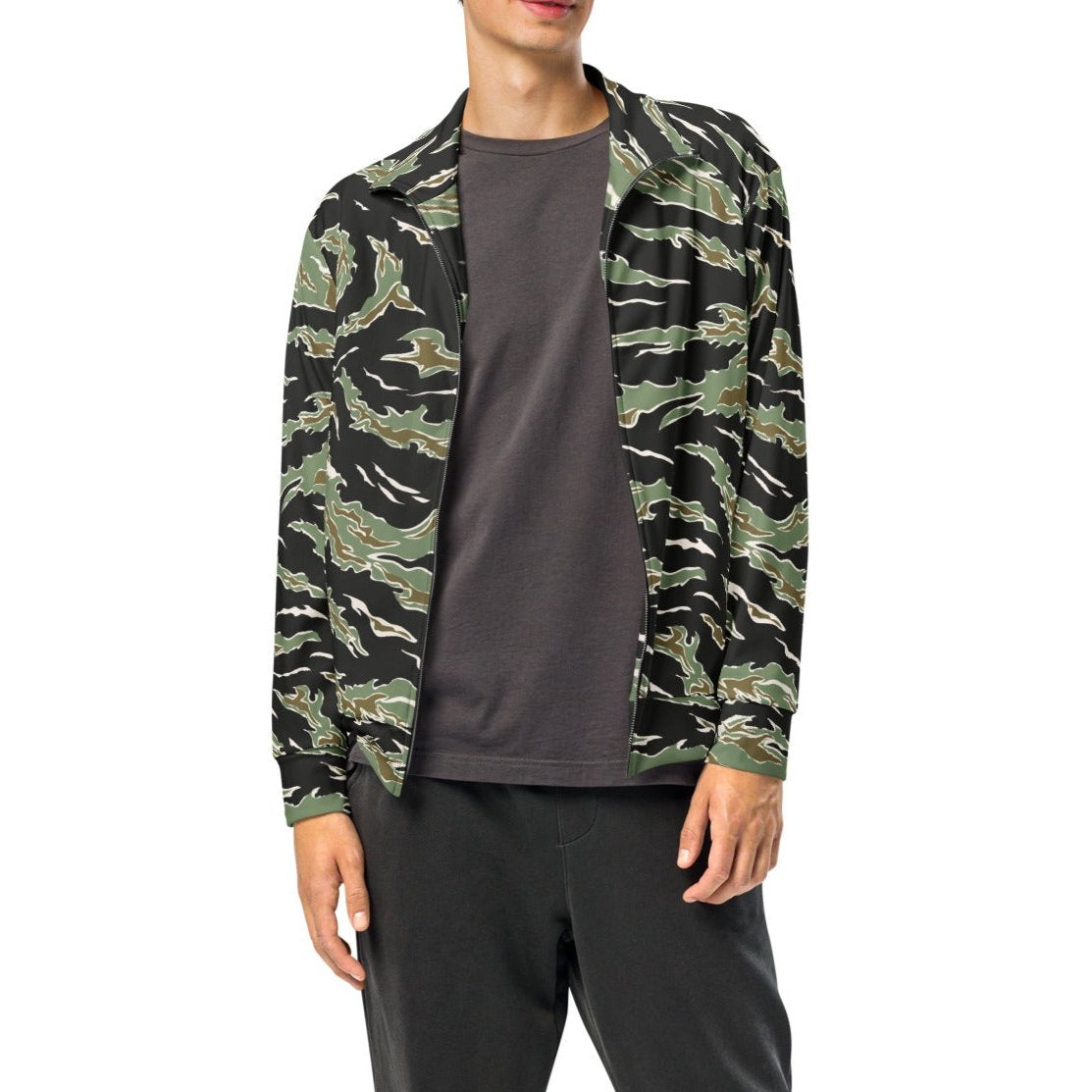 Tiger Stripe Jungle Camouflage Track Jacket