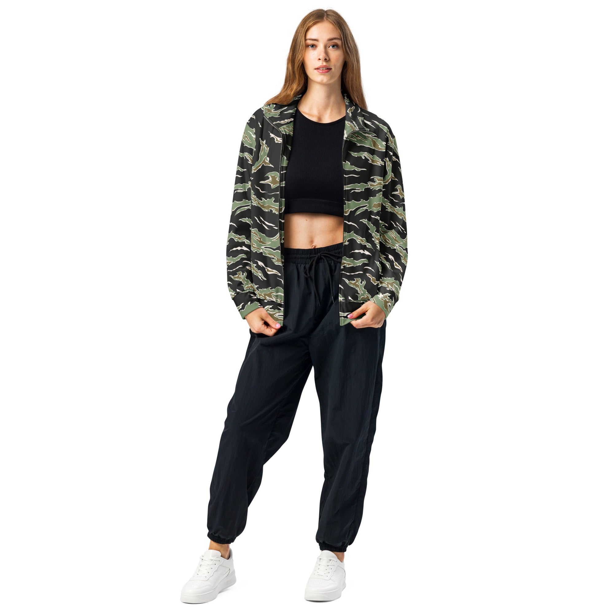 Tiger Stripe Jungle Camouflage Track Jacket