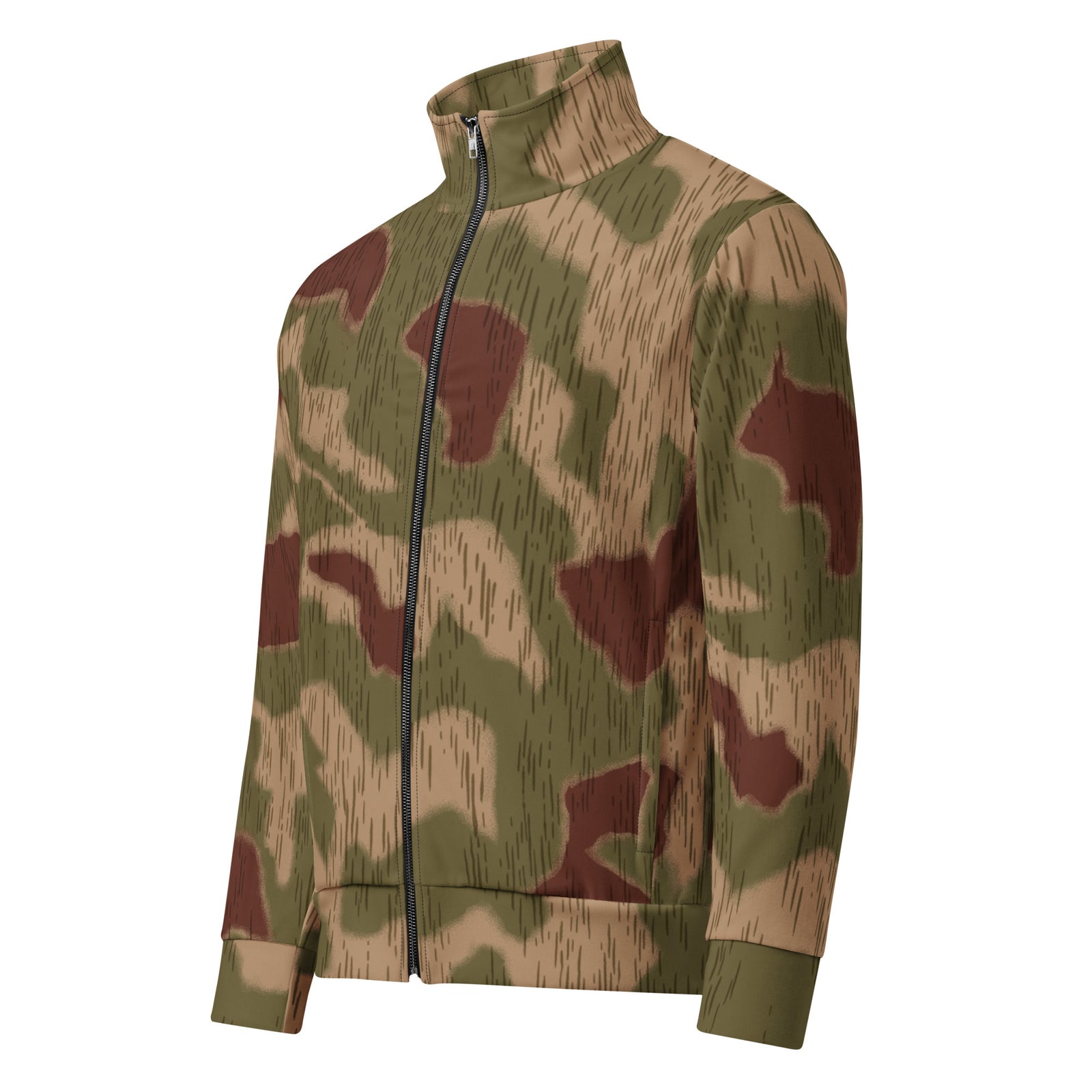 Camouflage jacket on a white background