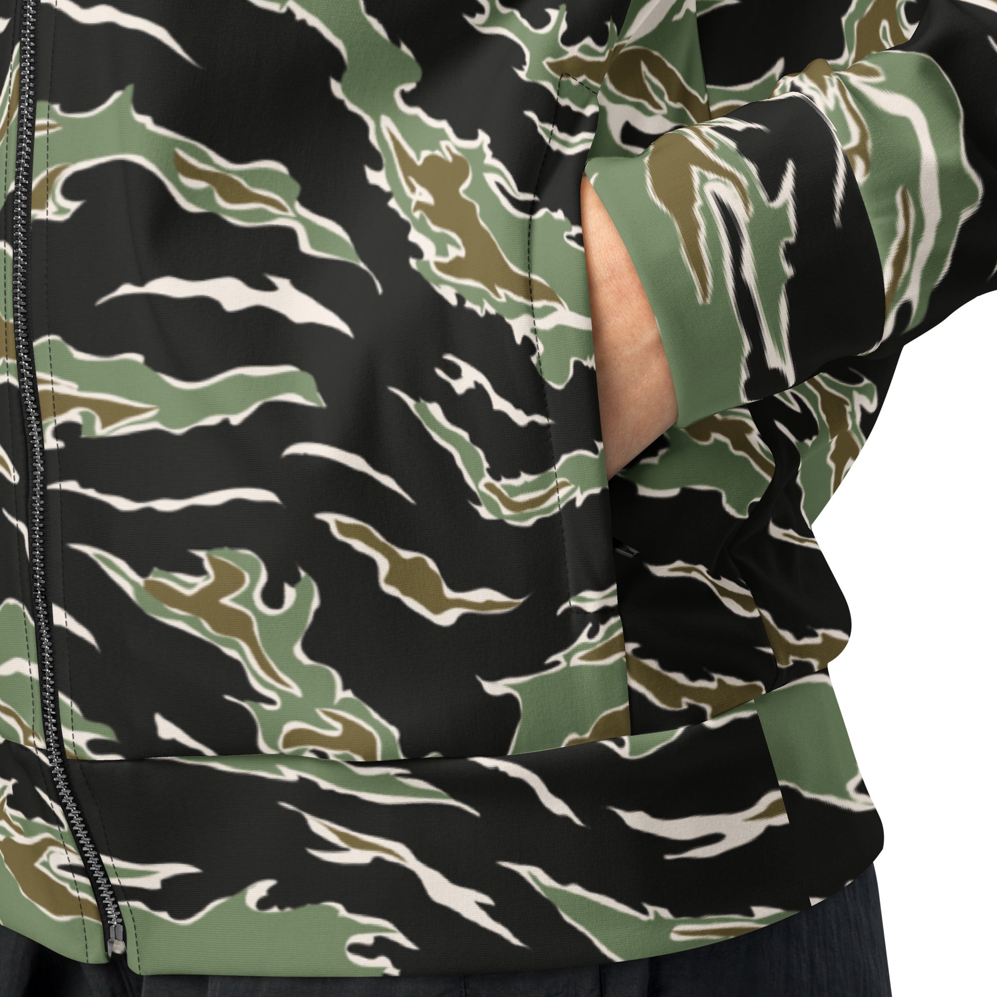 Tiger Stripe Jungle Camouflage Track Jacket