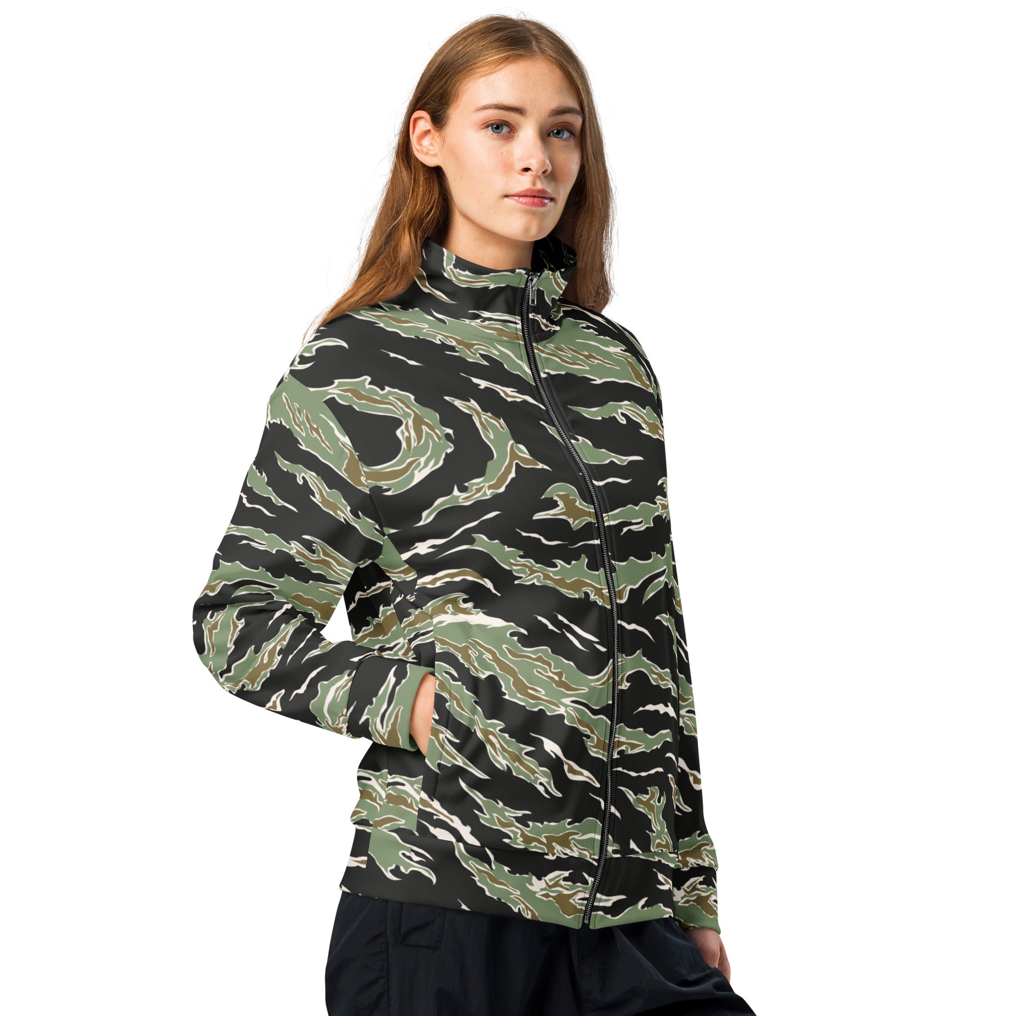 Tiger Stripe Jungle Camouflage Track Jacket