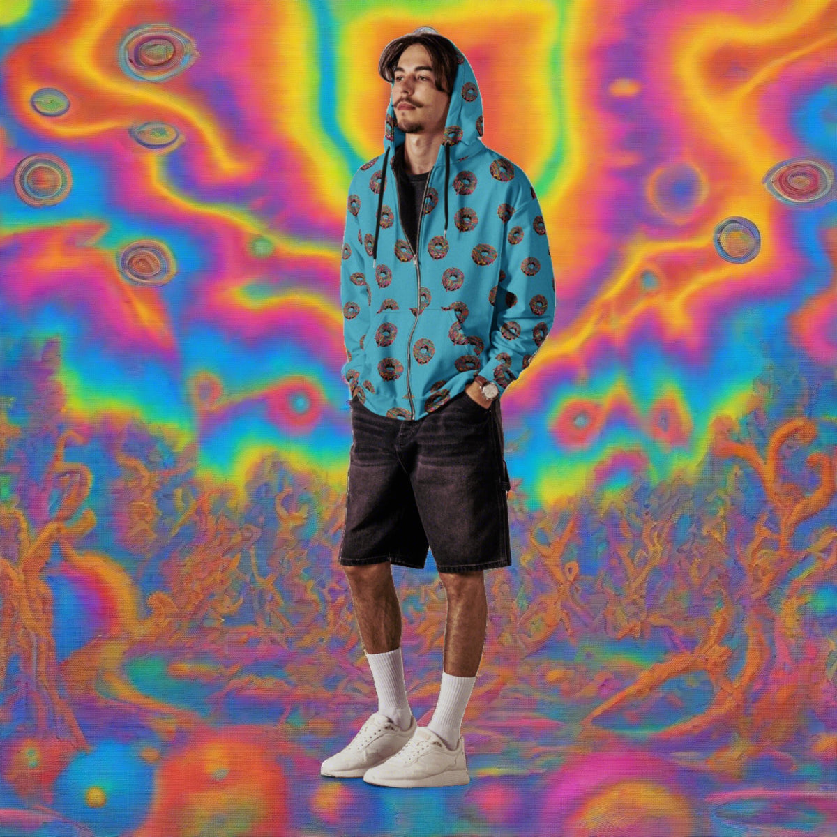 The Psychedelic Baker&#39;s Dozen Zip hoodie