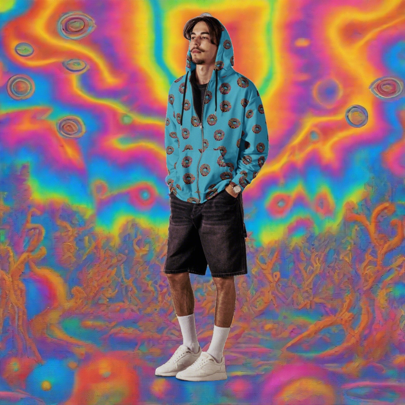 The Psychedelic Baker's Dozen Zip hoodie