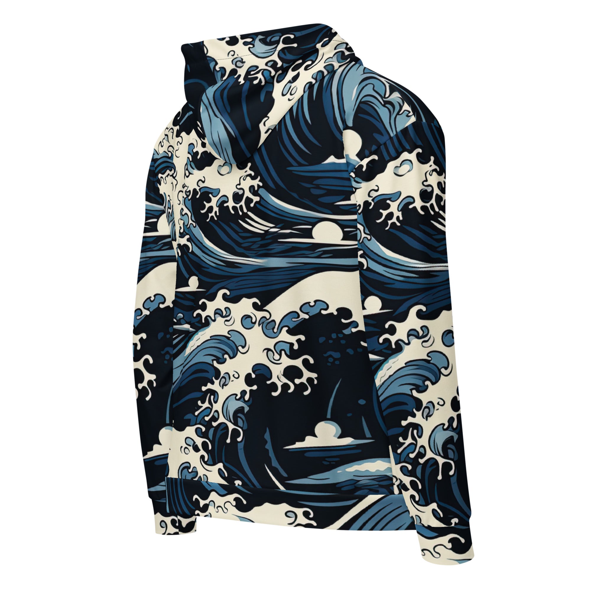 Great Waves zip hoodie