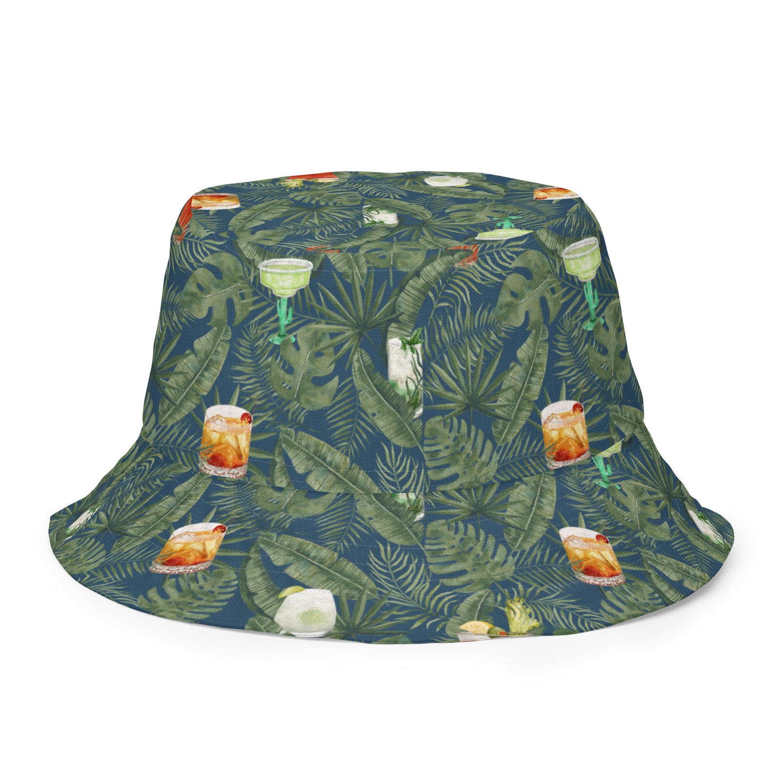 Cocktail Cabana Reversible Bucket Hat