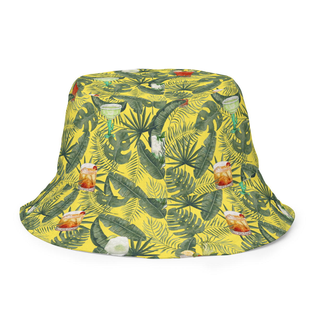 Cocktail Cabana Reversible Bucket Hat