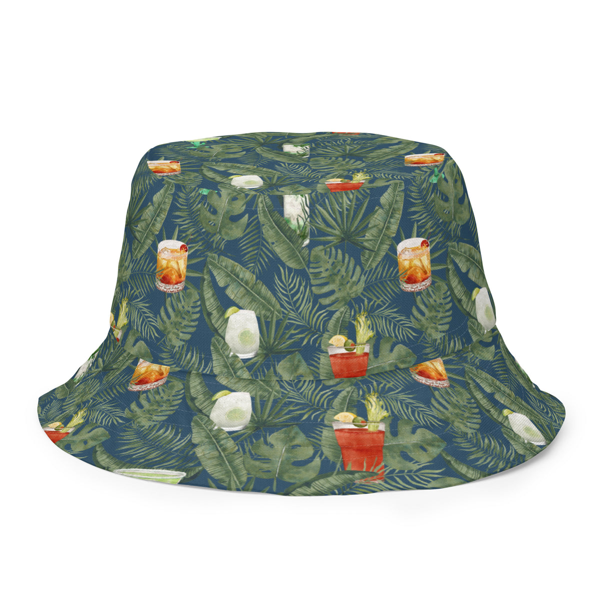 Cocktail Cabana Reversible Bucket Hat