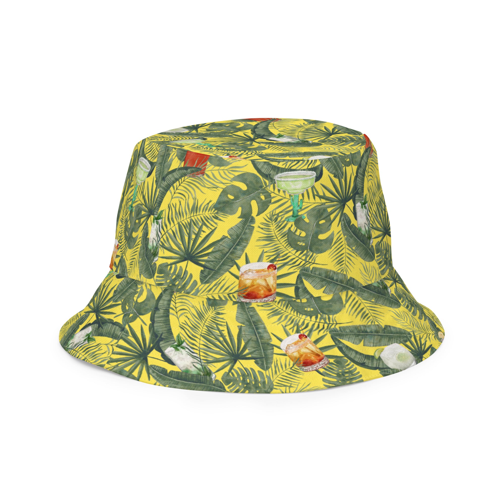 Cocktail Cabana Reversible Bucket Hat