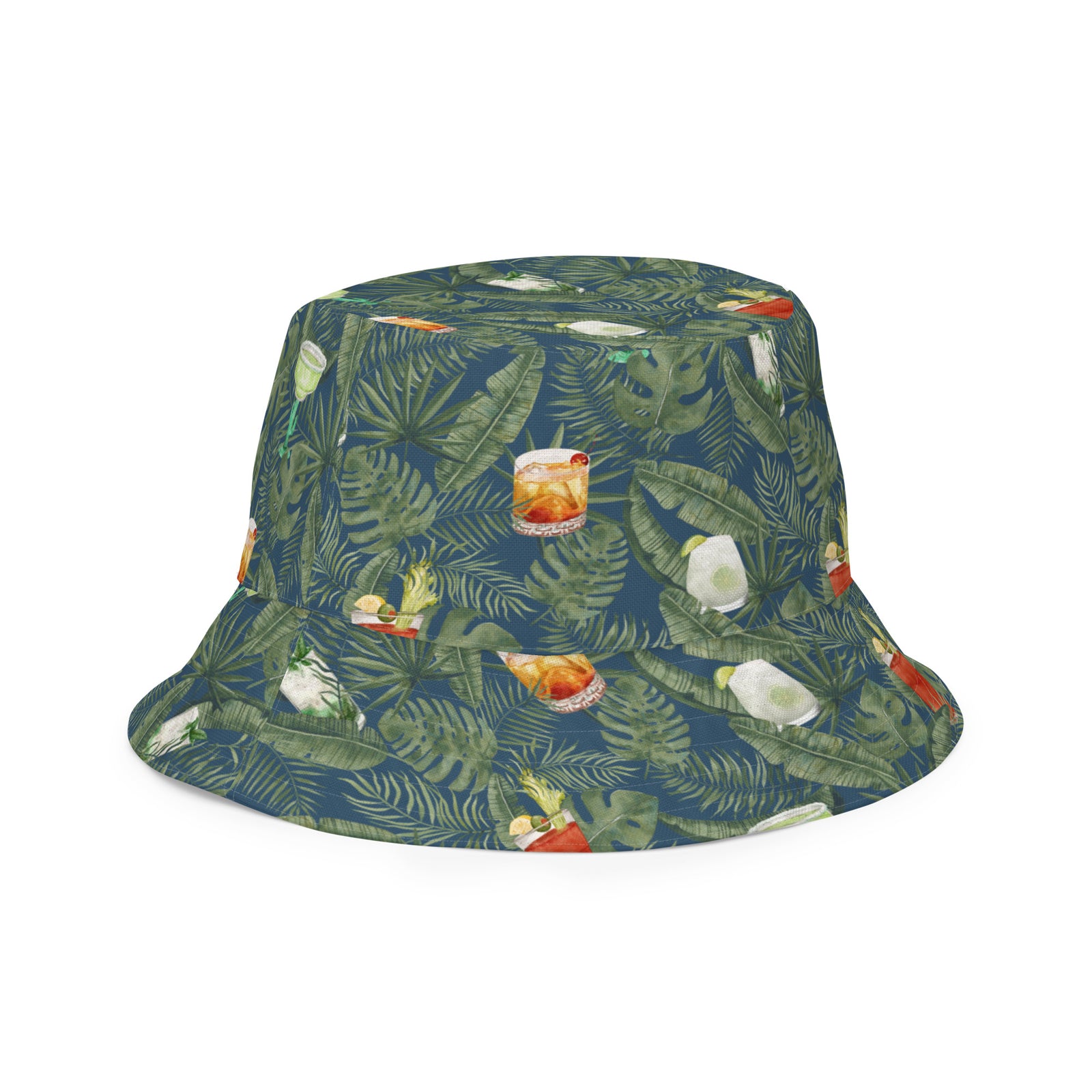 Cocktail Cabana Reversible Bucket Hat