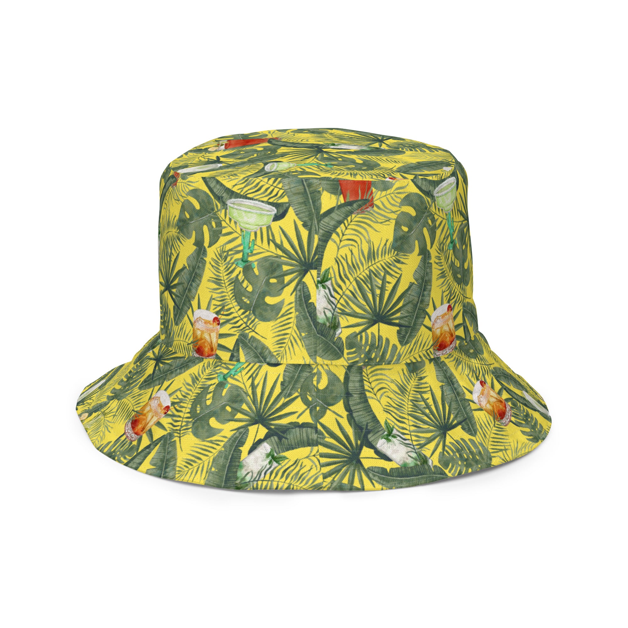 Cocktail Cabana Reversible Bucket Hat