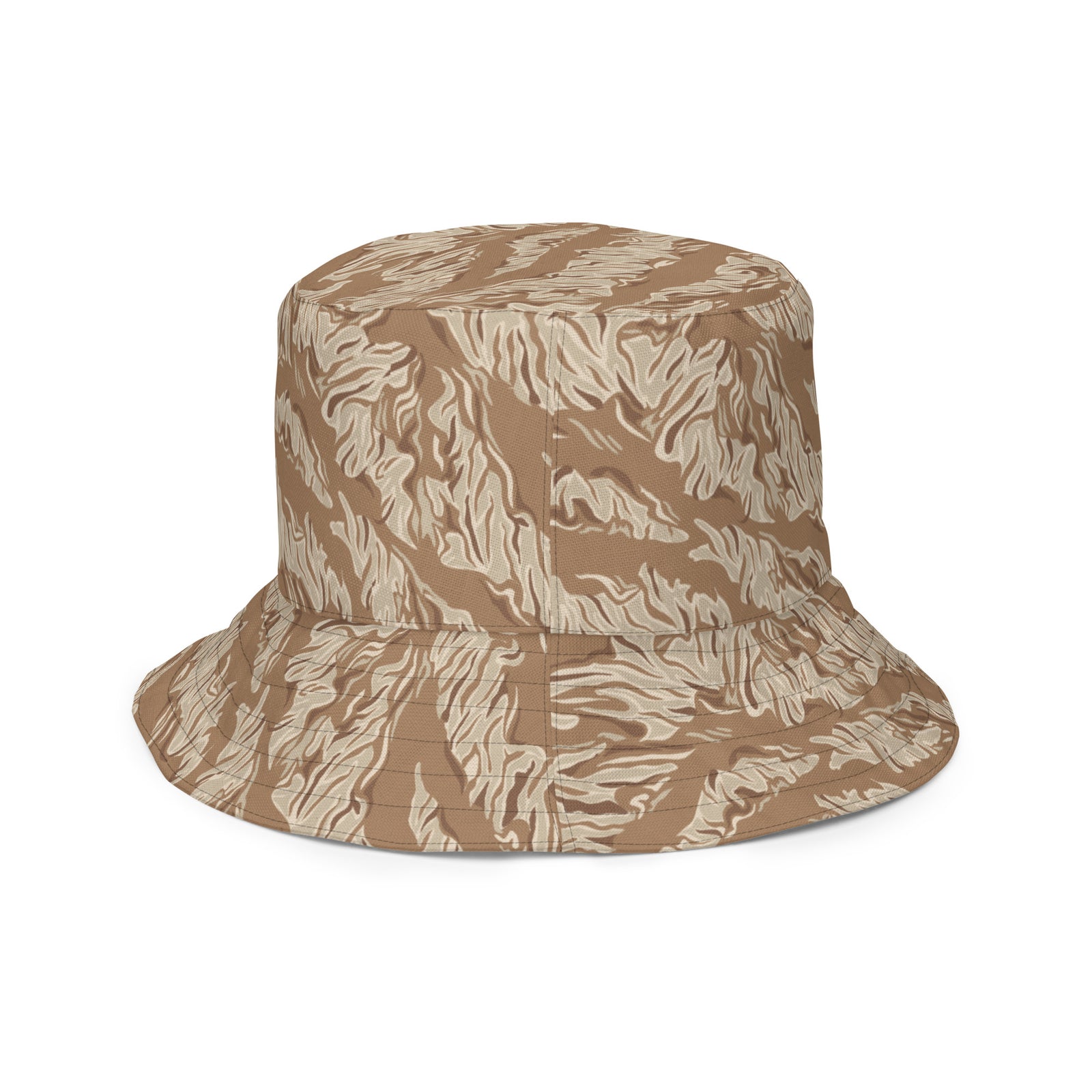Tiger Stripe Jungle Camouflage Reversible bucket hat