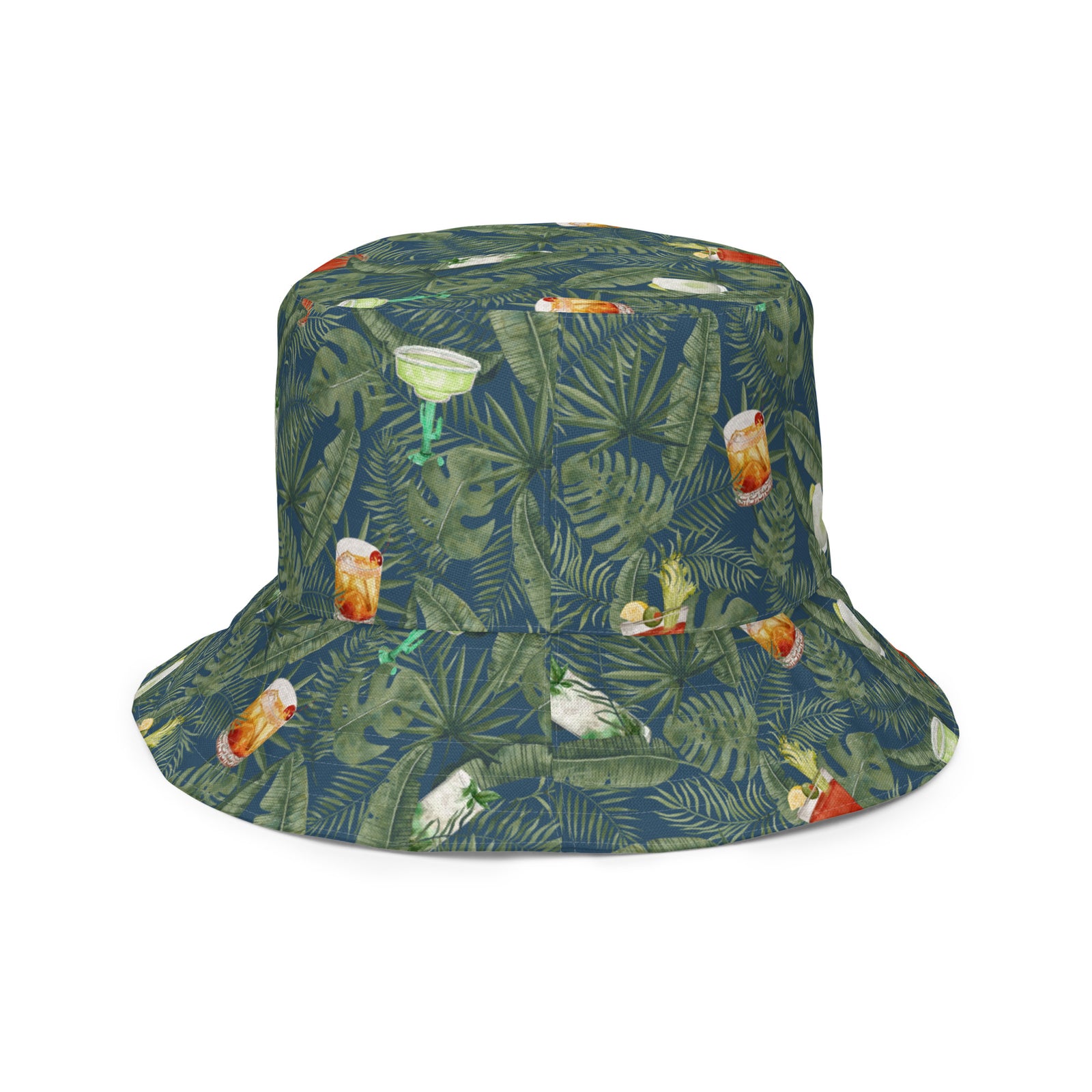Cocktail Cabana Reversible Bucket Hat