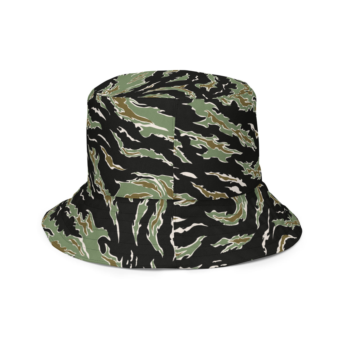 Tiger Stripe Jungle Camouflage Reversible bucket hat