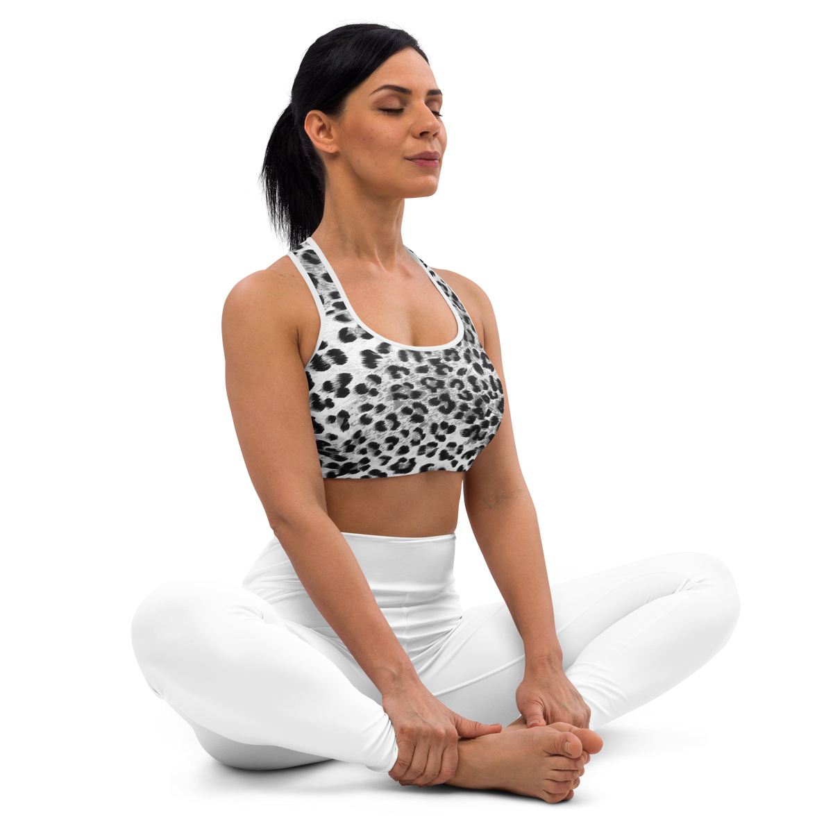 Snow Leopard Sports bra