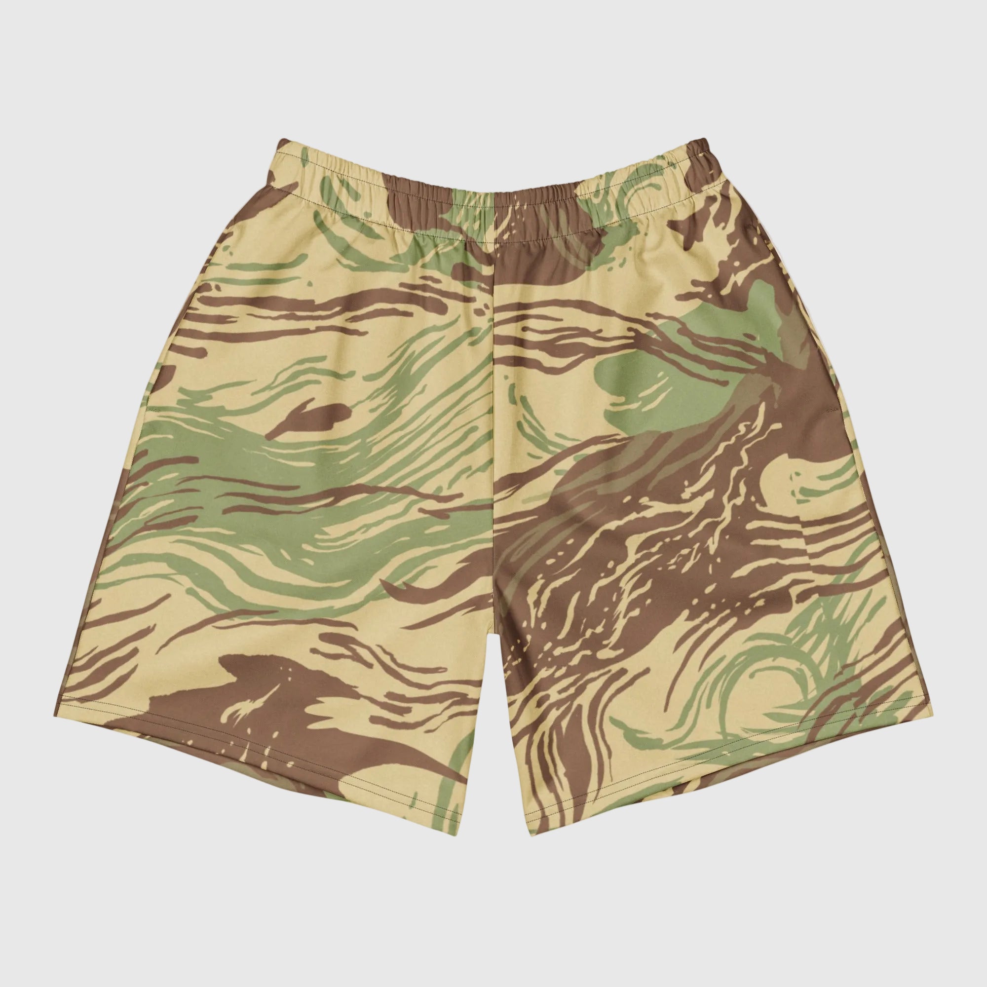 Rhodesian Brushstroke Camo Athletic Jam Shorts - Liberty Maniacs