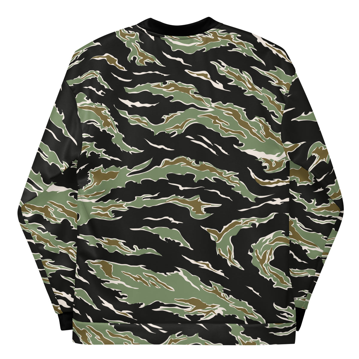 Tiger Stripes Jungle Camp Unisex Bomber Jacket