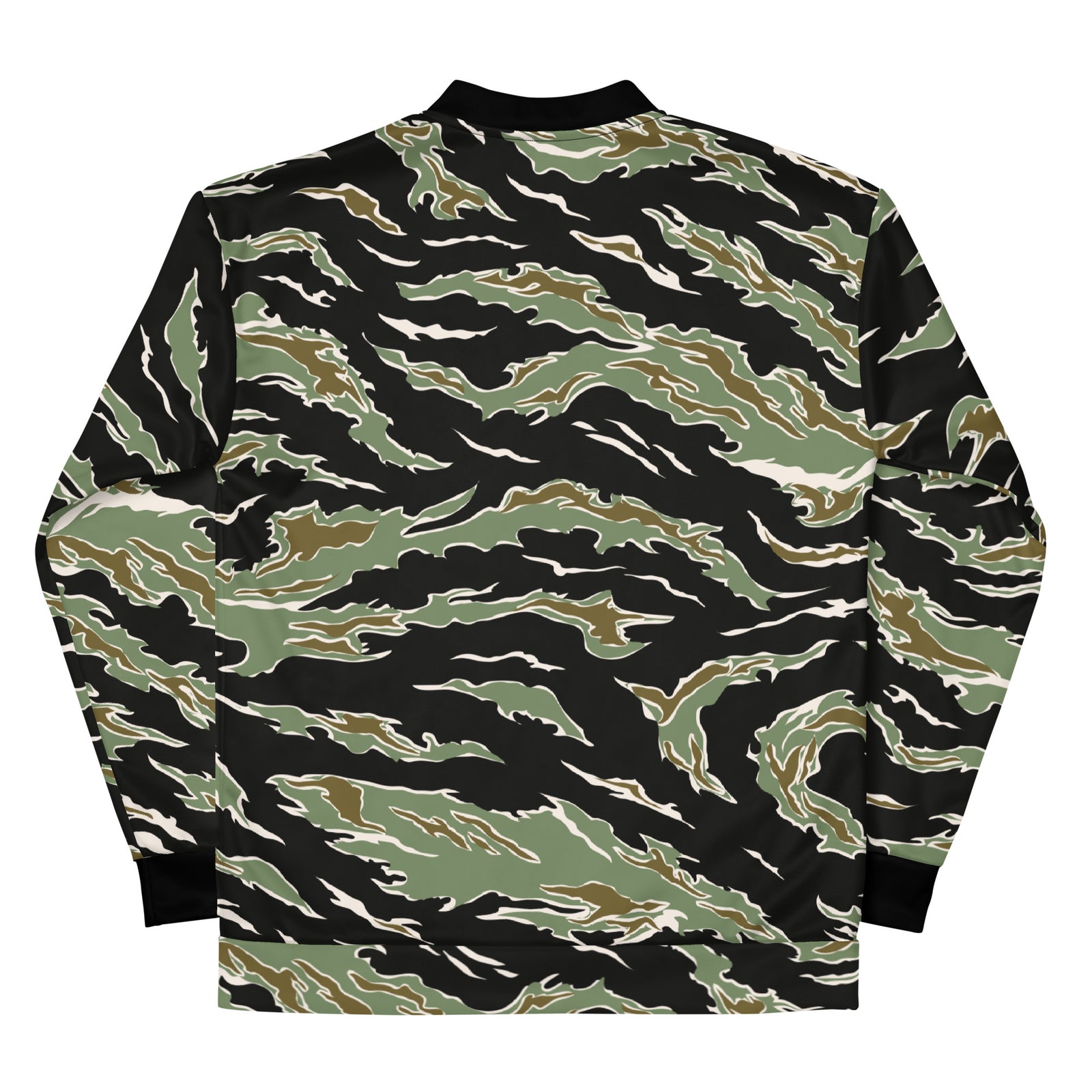 Tiger Stripes Jungle Camp Unisex Bomber Jacket