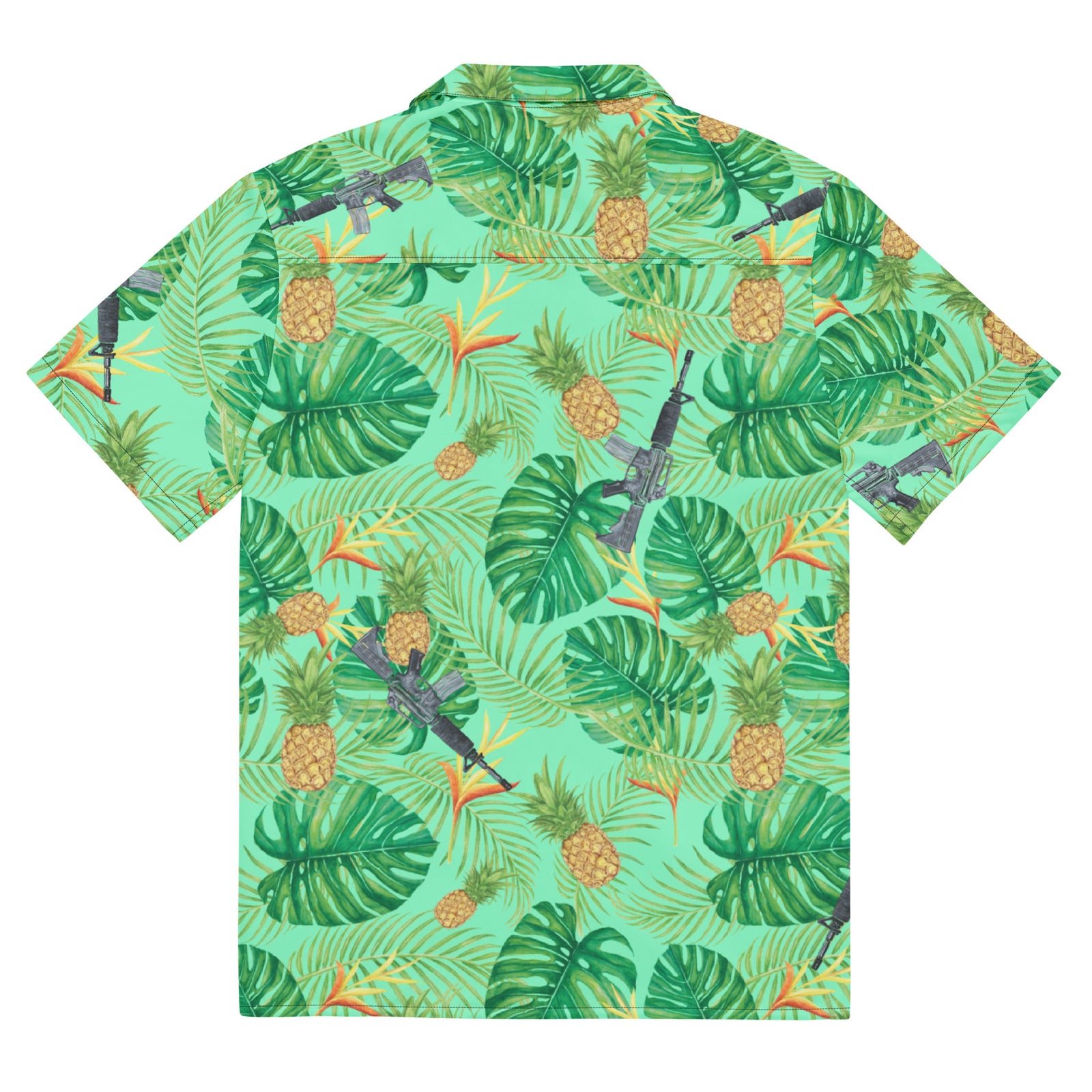 Pineapples and Carbines Hawaiian Shirt