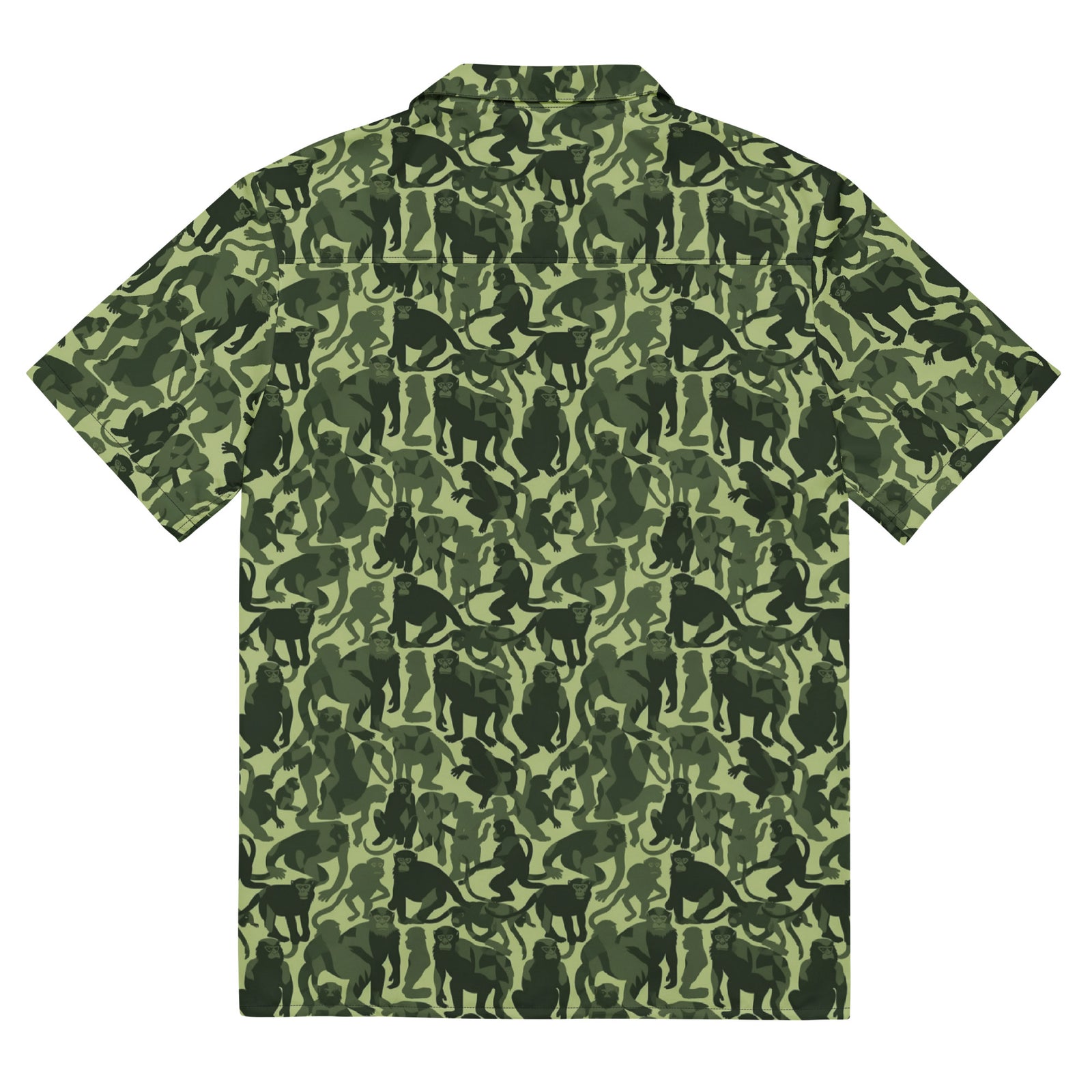 Monkey Business Camo Button Up Shirt