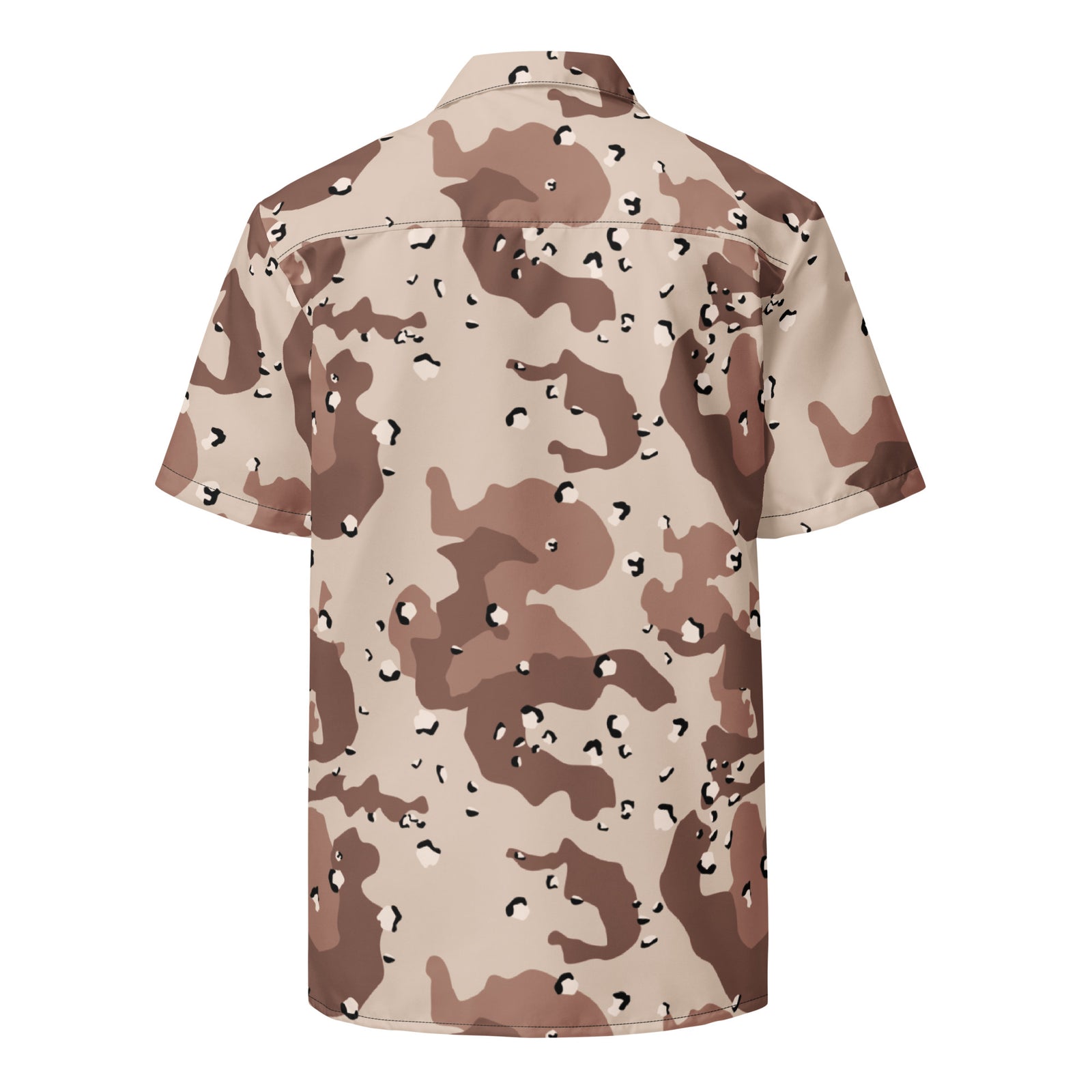 Desert Camouflage Pattern Button-Up Shirt