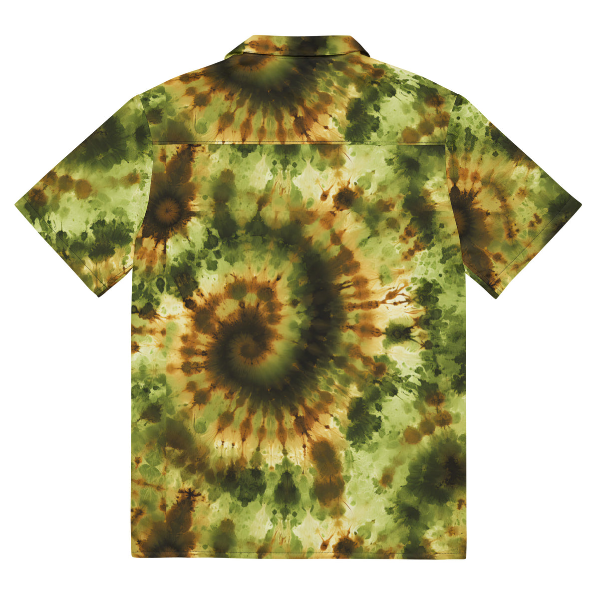 In-A-Gadda-Da-Vida Tie Dye Button-Up Shirt