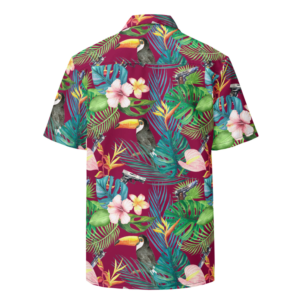 Hibiscus Bang Bang Sunset Hawaiian Shirt