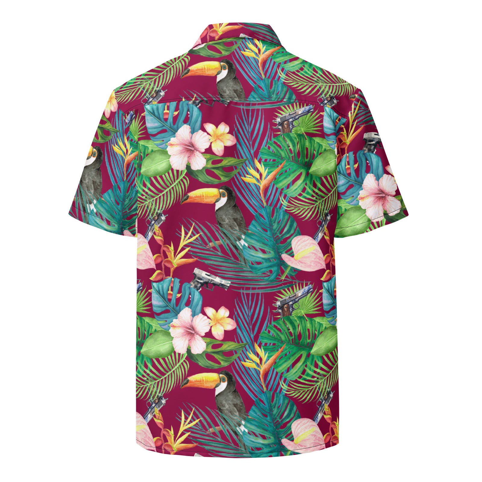 Hibiscus Bang Bang Sunset Hawaiian Shirt