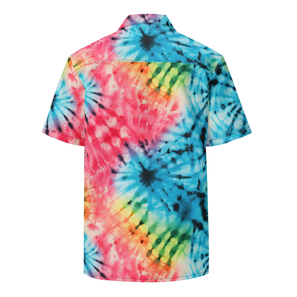 Laurel Canyon Dreamin&#39; Tie Dye Hawaiian Button-Up Shirt