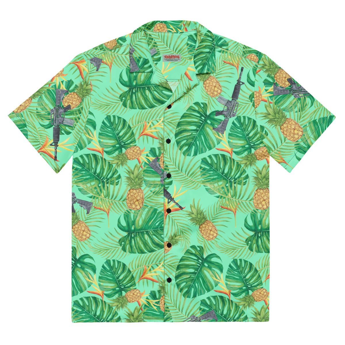 Pineapples and Carbines Hawaiian Shirt