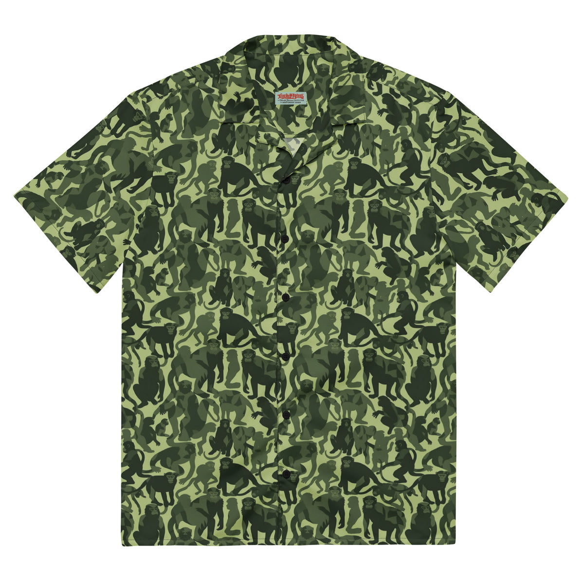 Monkey Business Camo Button Up Shirt