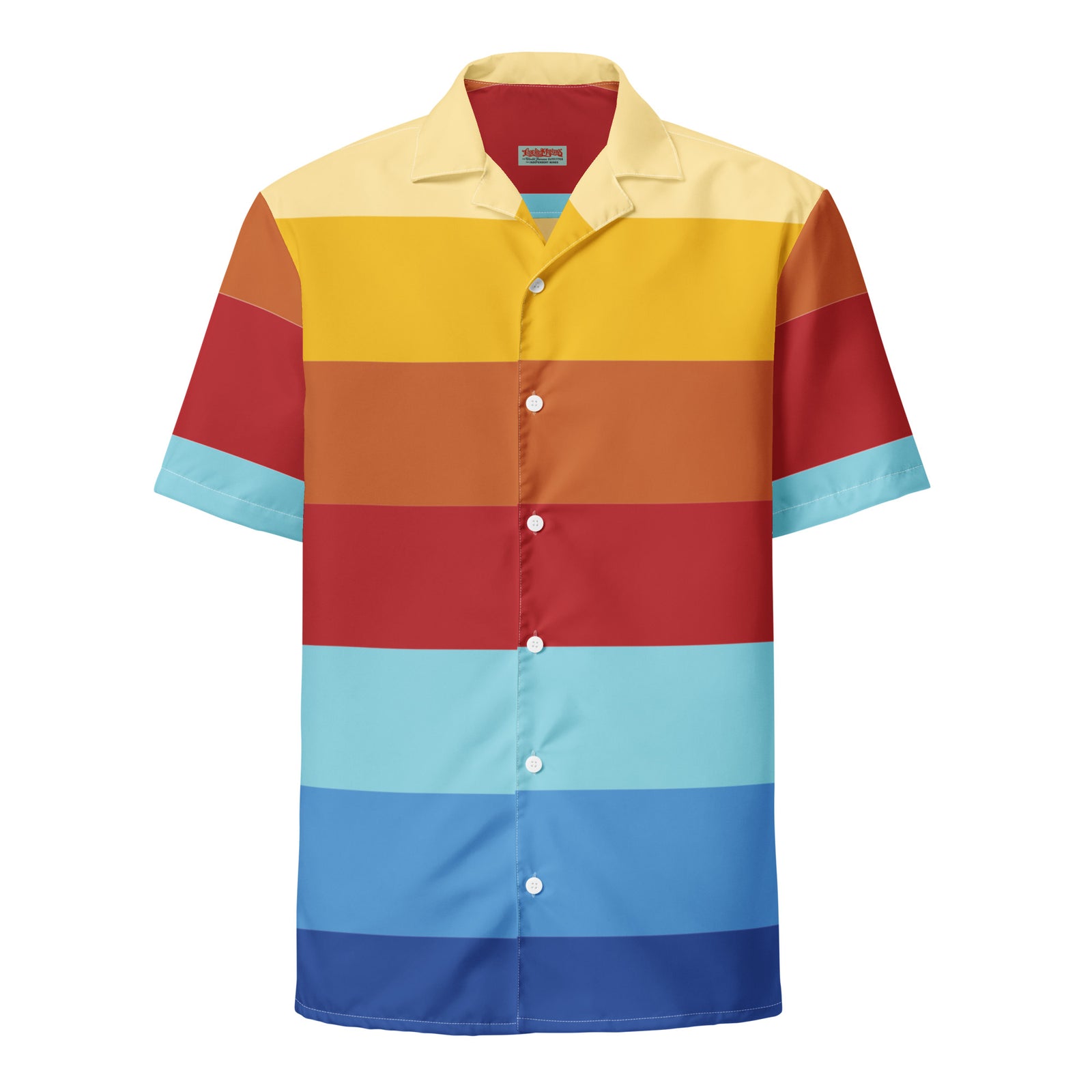Tequila Sunrise Spectrum Button-Up Shirt