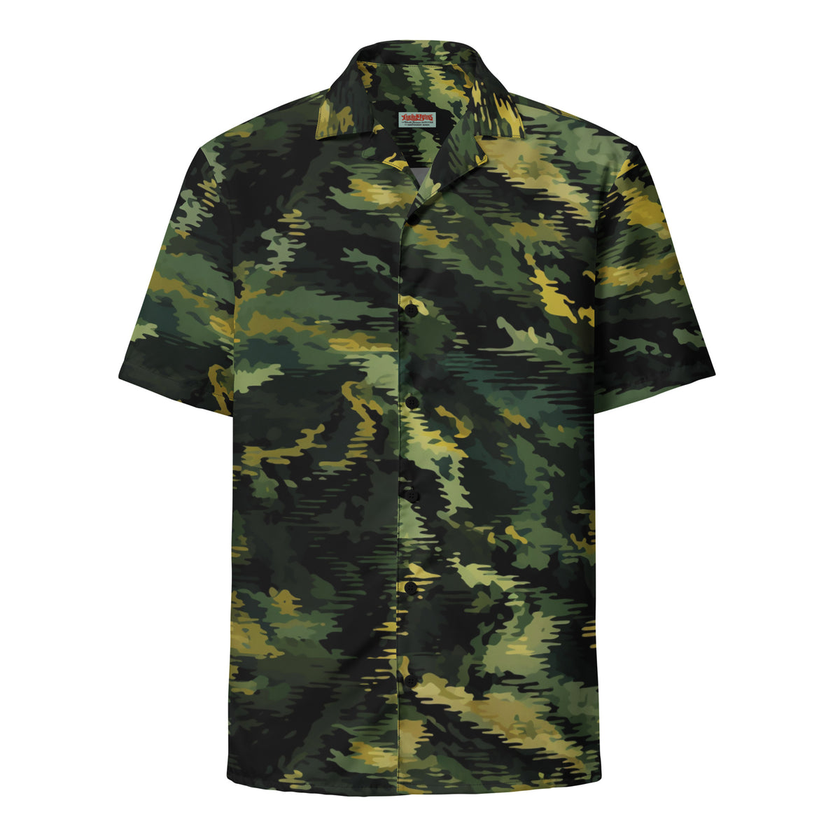 Digital MANPAT Tiger Stripe Button-Up Shirt