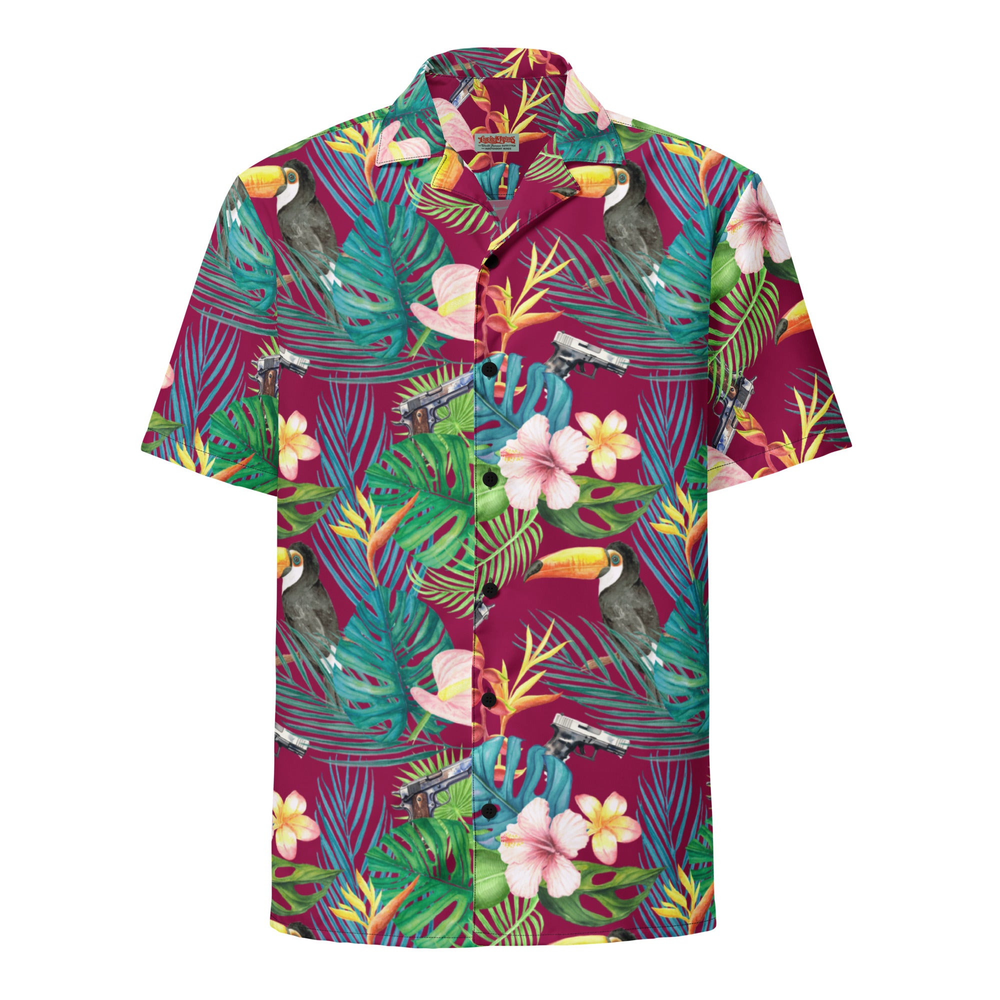 Hibiscus Bang Bang Sunset Hawaiian Shirt