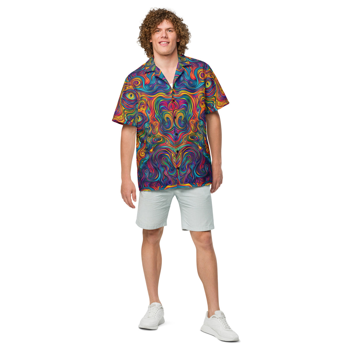 Interdimensional Tripster Machine Elves Button Up Shirt