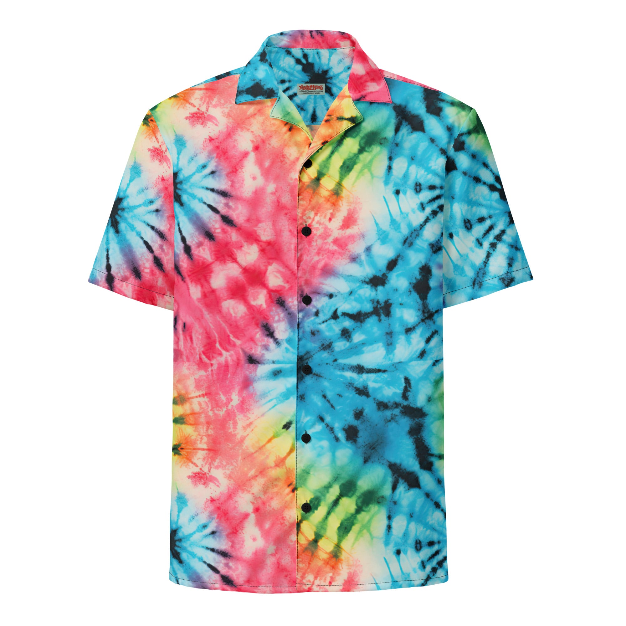 Laurel Canyon Dreamin' Tie Dye Hawaiian Button-Up Shirt