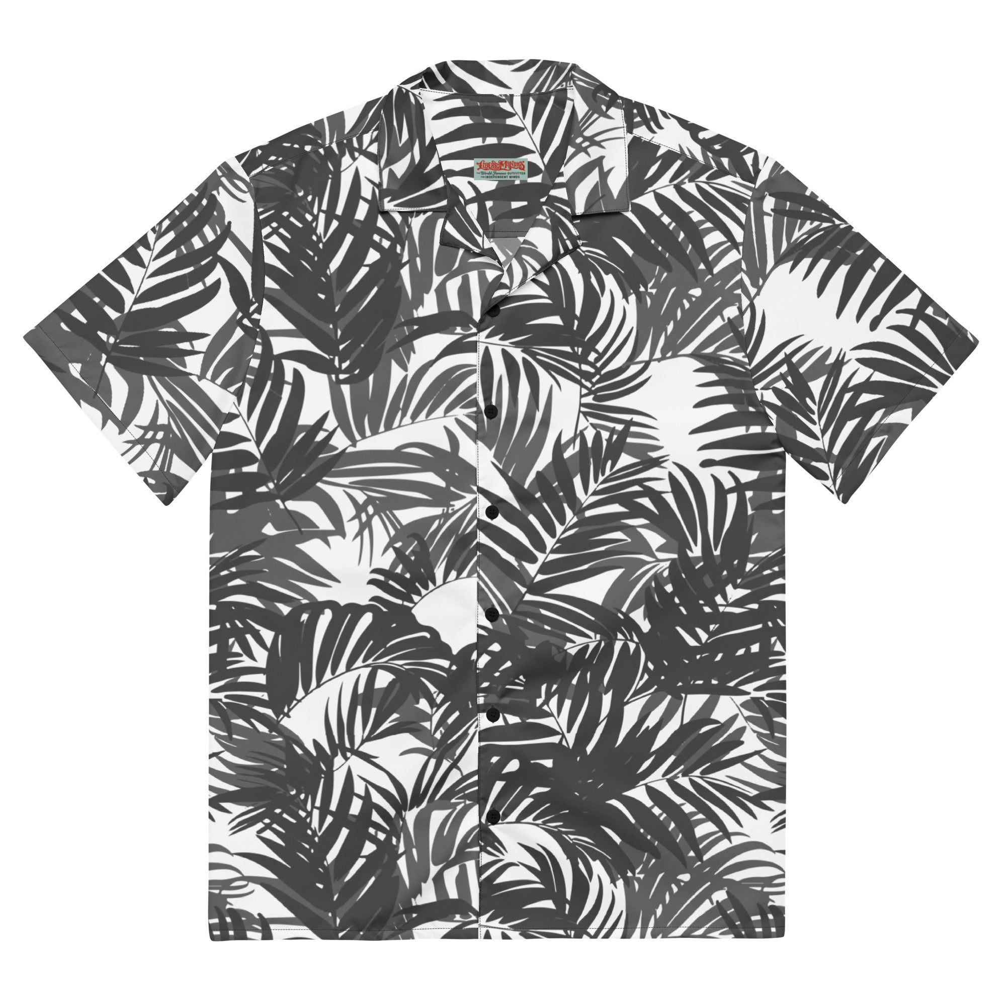 Palm Party Hawiian Button-Up Shirt