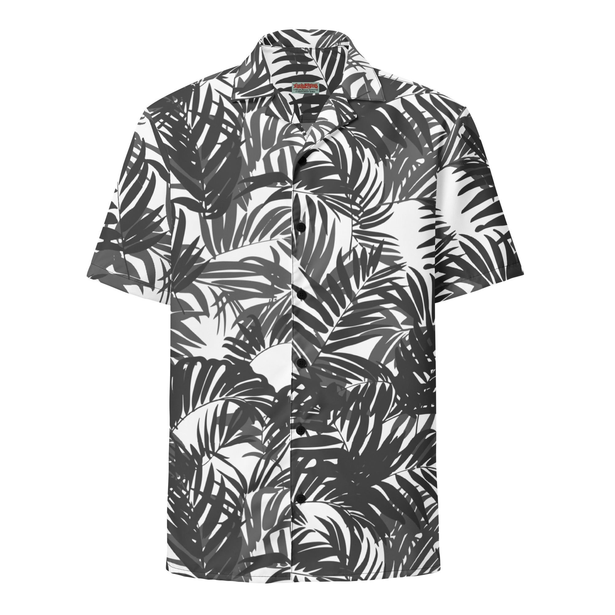Palm Party Hawiian Button-Up Shirt