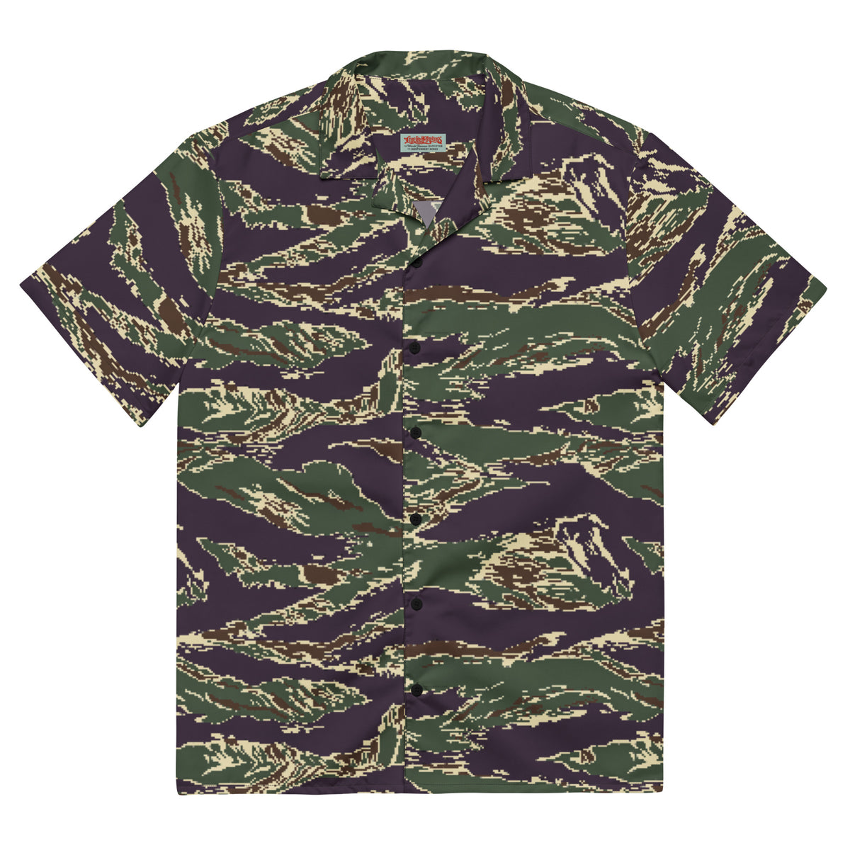 Taiwan Marine Corps Digital Tiger Stripe Camo Button Up Shirt