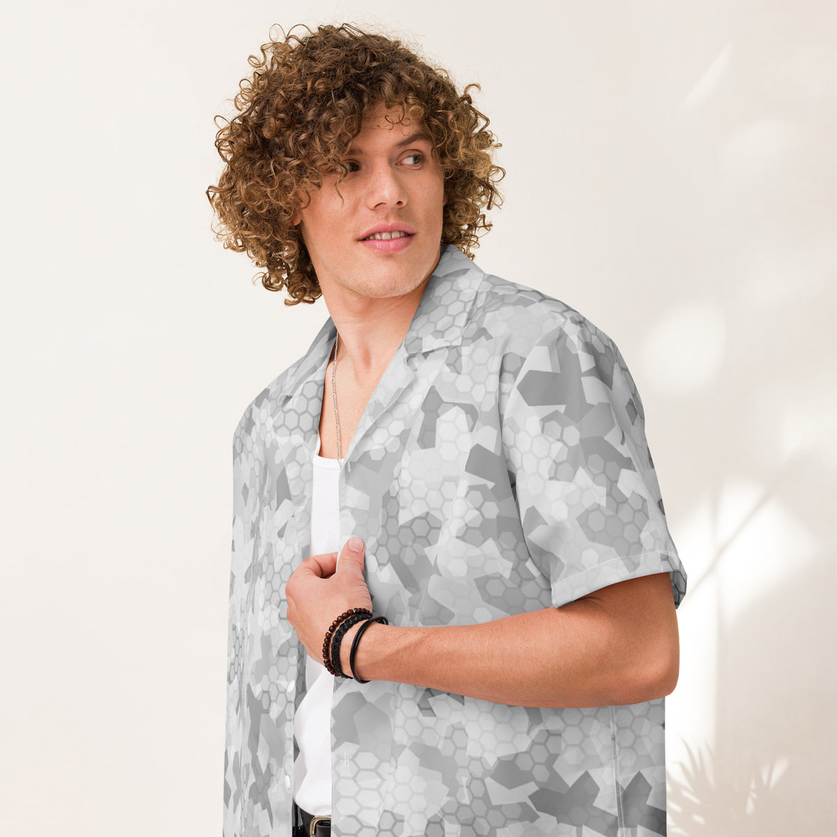 Arctic Shatter Button Up Shirt