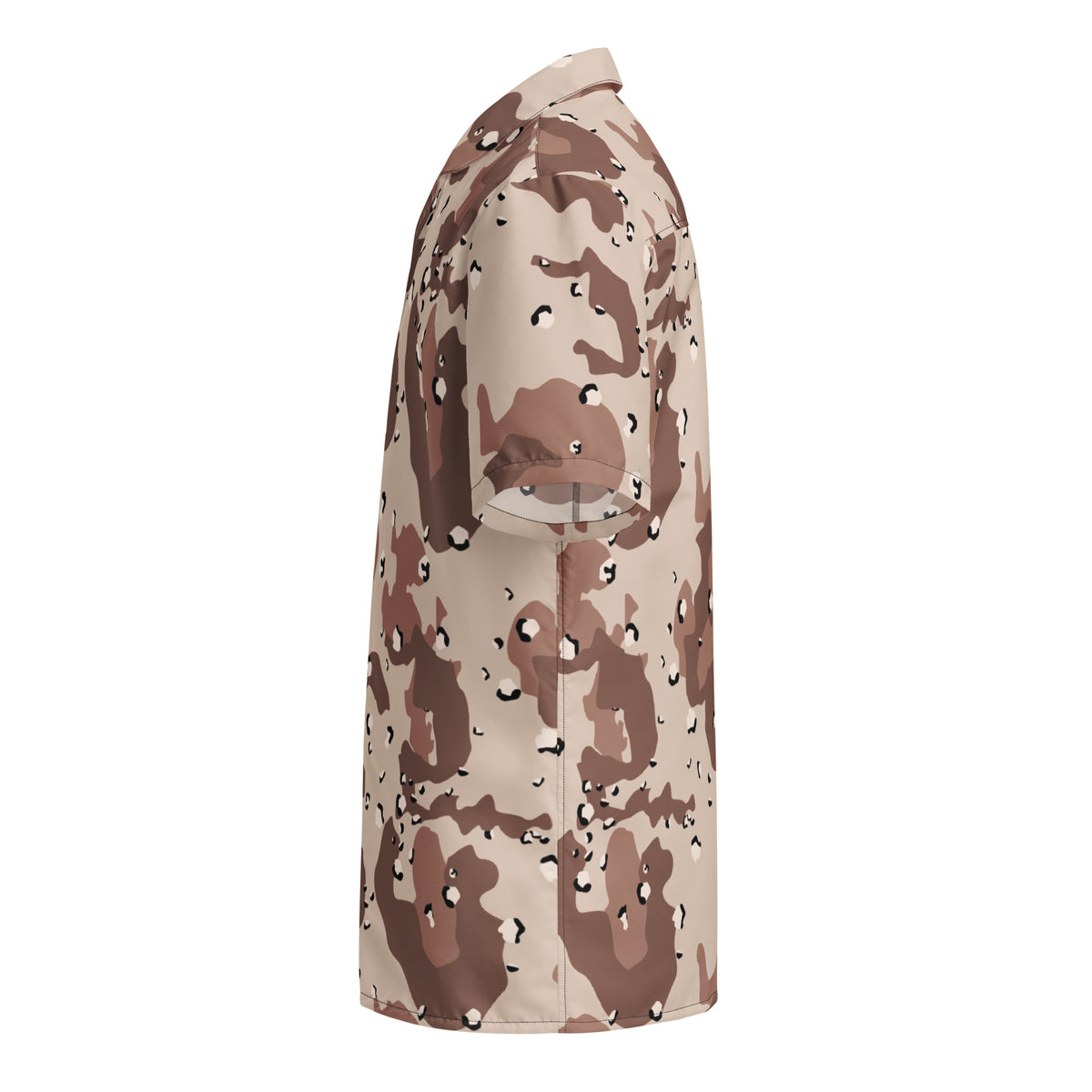 Desert Camouflage Pattern Button-Up Shirt